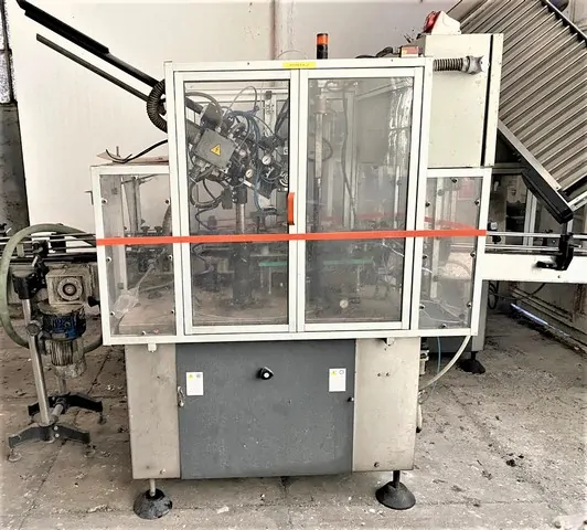 Used Bottling PVC Capsuling Machine Robino & Galandrino VULCAN 3000 G. - 1999, 2,500 BPH