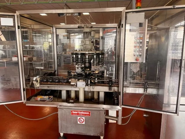 Used Bottling Polylaminate Capsuling Machine Bertolaso - 1999, 9,000 BPH
