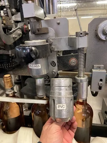 Used Bottling PVC Capsuling Machine Robino & Galandrino ASTRA F10 - 2010, 8,000 BPH