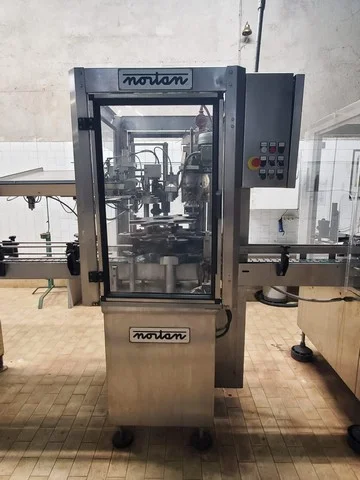 Used Bottling Polylaminate Capsuling Machine Nortan Unico 35 - 1999, 750 BPH