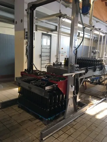 Used Bottling Depalletizer APE BABYDEPAL. - 2001, 6,000 BPH