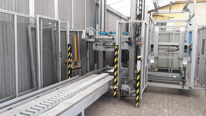 Used Bottling Depalletizer Bortolin Kemo depalterm sp/90/p - 2004, 13 BPH
