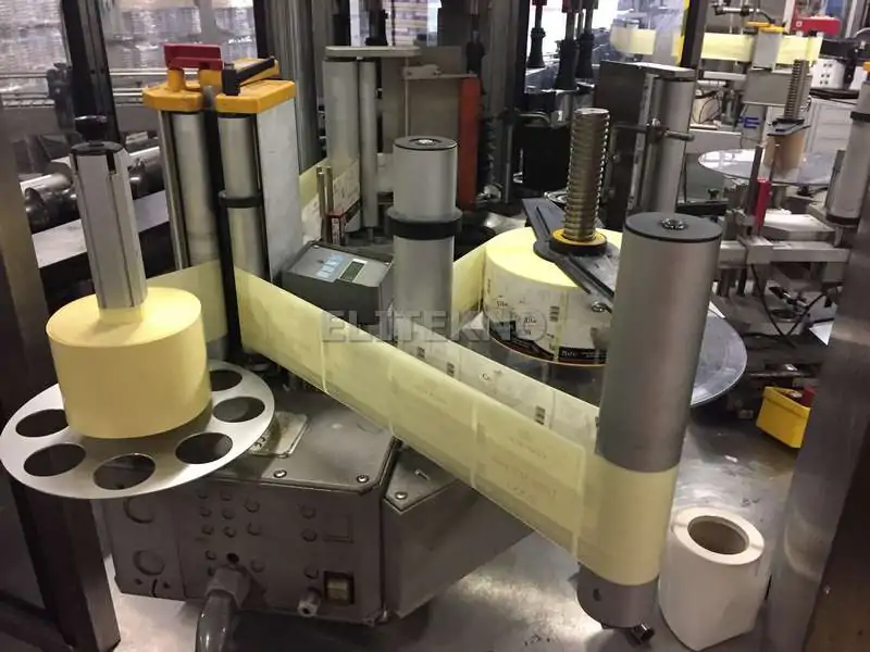 Used Bottling Self-Adhesive Labeler Alfa - 2008, 8,000 BPH