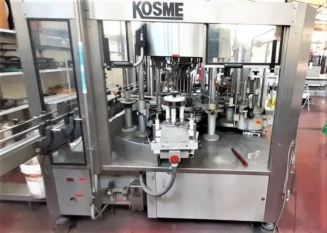 Used Bottling Cold Glue Labeler Kosme - 1994, 6,000 BPH