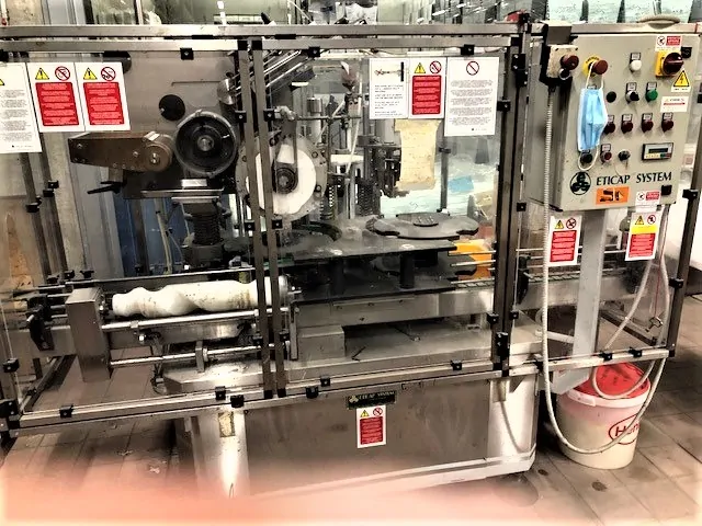 Used Bottling Labeler Eticap System - 2000, 3,000 BPH