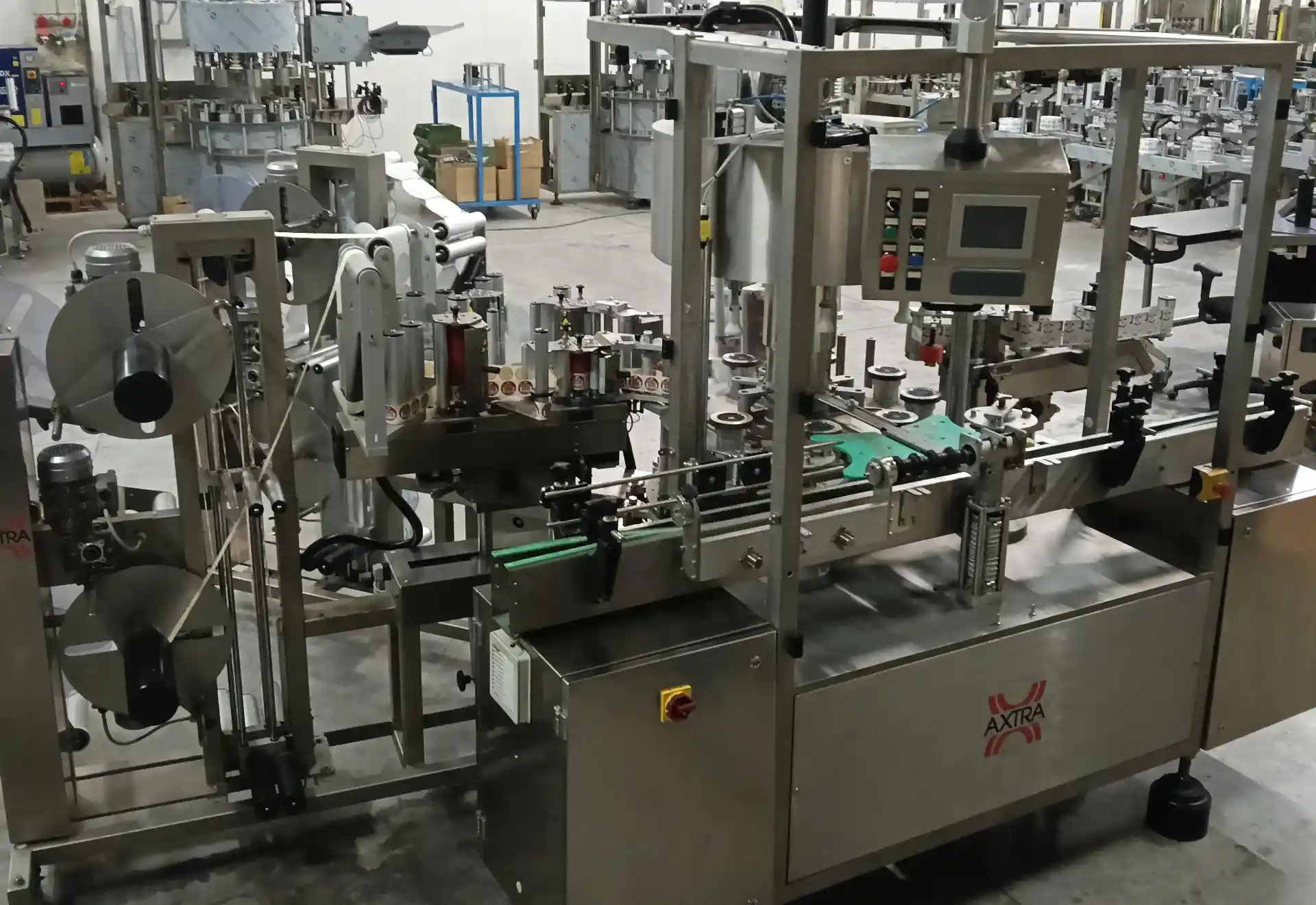 Used Bottling Self-Adhesive Labeler Axtra 9T CE 4S ADH - 2018, 5,000 BPH