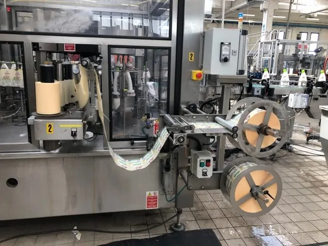Used Bottling Self-Adhesive Labeler Sacmi - 2003, 9,000 BPH