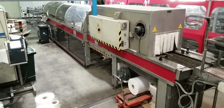 Used Bottling Shrink Wrapper Baumer - 1998, 38 BPH