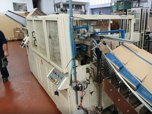 Used Bottling Case Erector Eurotema fc-2000hm. - 1997, 2,000 BPH
