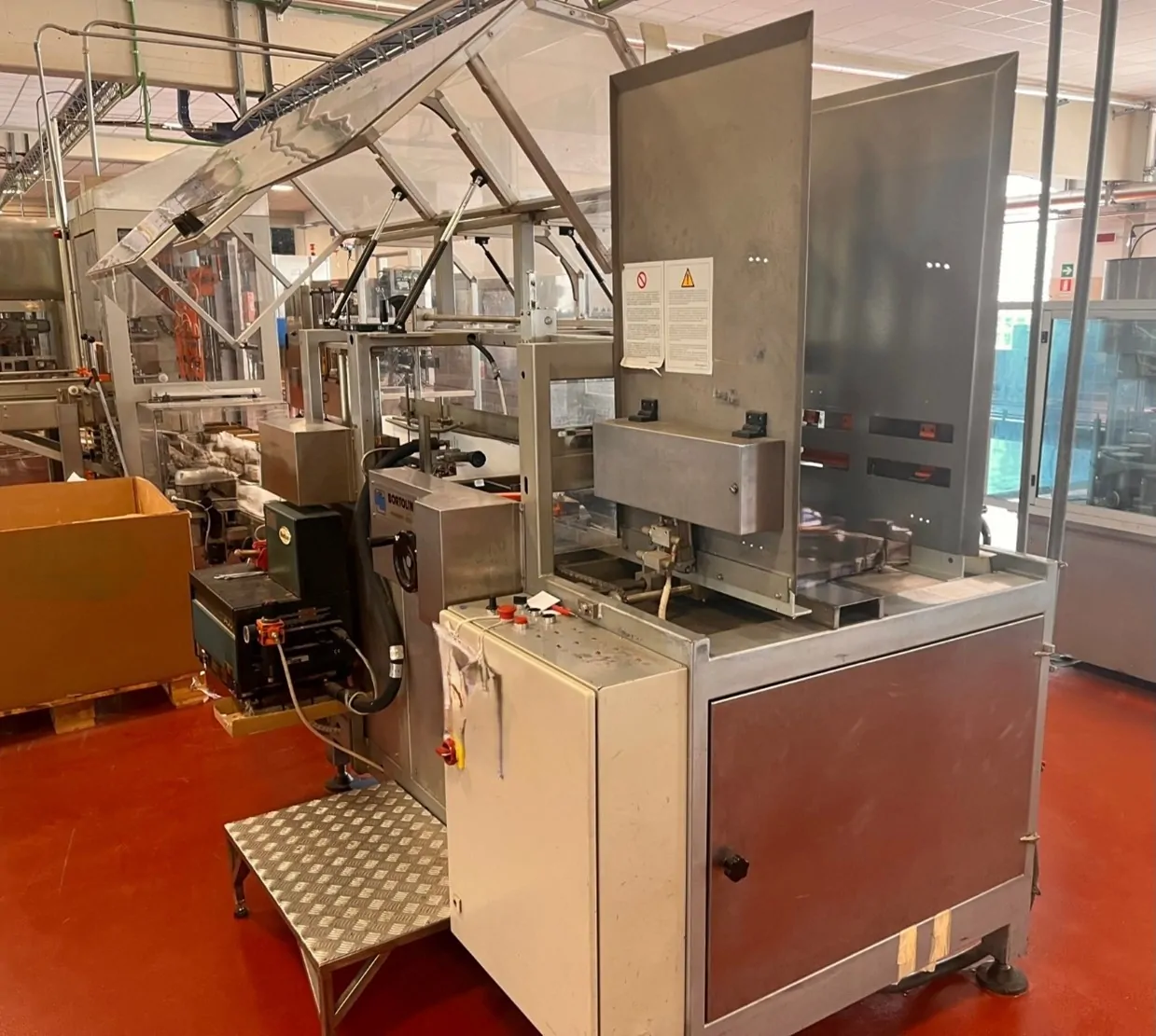 Used Bottling Case Erector Bortolin Kemo FORMATRICE CARTONI - 1996, 25 BPH