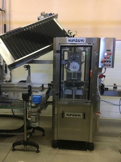Used Bottling Wirehooder Nortan Minerva 108 - 2014, 3,000 BPH