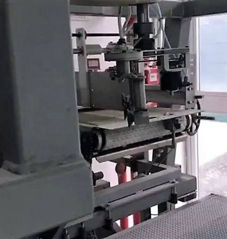 Used Bottling Wrap-Around Case Packer Baumer FLEX 515 - 2004, 30 BPH