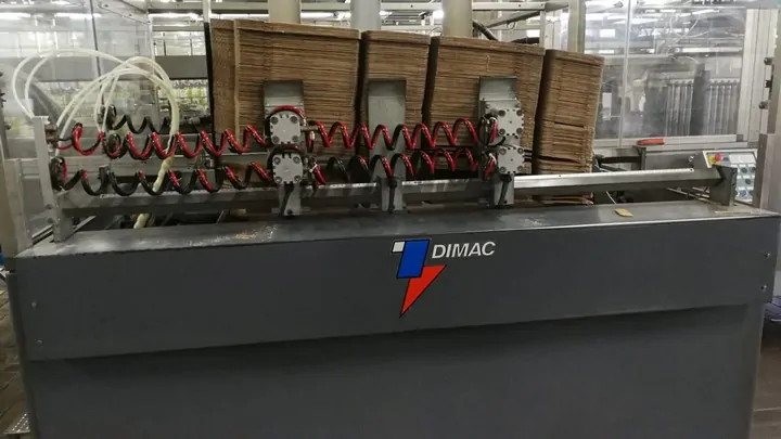 Used Bottling Wrap-Around Case Packer DIMAC starwrap r 45. - 1999, 45 BPH