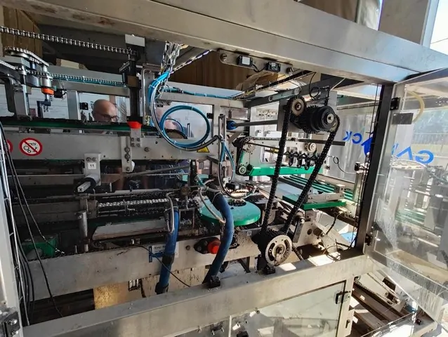 Used Bottling Case Packer Gampack - 2015, 1,000 BPH