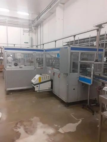 Used Bottling Case Packer Novopac VF 50 WR ALV MAN - 2012, 20 BPH