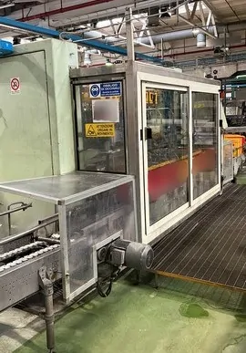 Used Bottling Case Packer Simonazzi INCA. 5T - 1990, 27,000 BPH