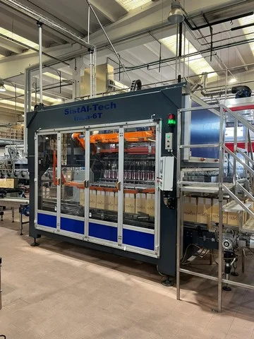 Used Bottling Case Packer Sistal tech 3T – 6T AR - 2017, 30 CPM