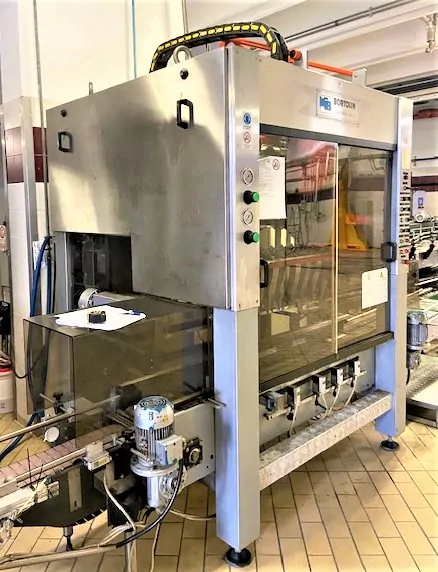 Used Bottling Case Packer Bortolin Kemo - 1995, 14,000 BPH