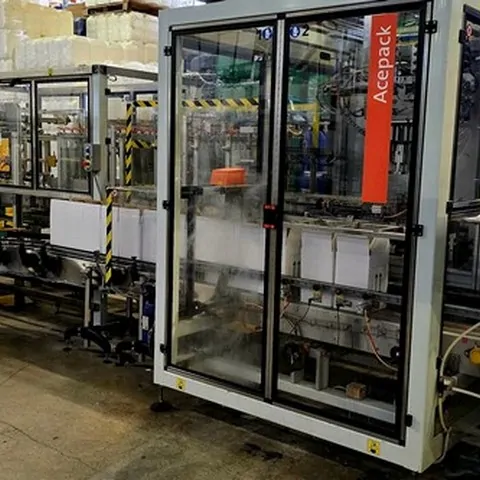 Used Bottling Wrap-Around Case Packer Baumer WA FLEX 534/90° - 2006, 20 BPH