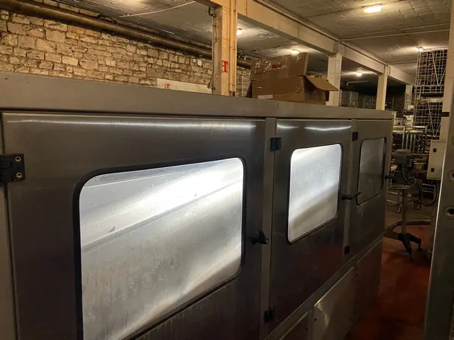 Used Bottling Washer-Dryer Stone Industries LB20 + S20 - 2007, 8,000 BPH