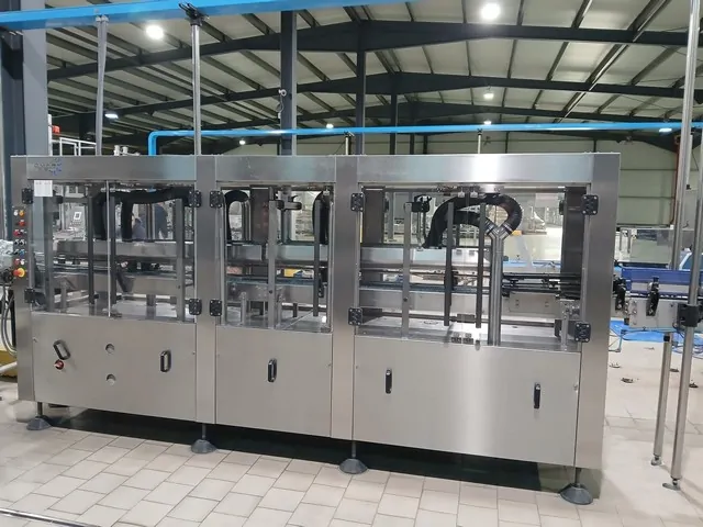 Used Bottling Carton Line MBF Depal 2010 - 2015, 9,500 BPH