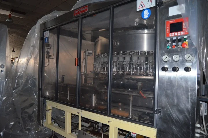 Used Bottling Glass Line Bertolaso BOTTLING LINE - 2000, 12,000 BPH
