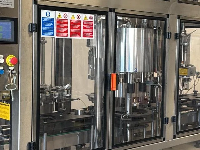 Used Bottling Glass Line Alfatek TBS 12/4/12/1 LP - 2007, 2,000 BPH