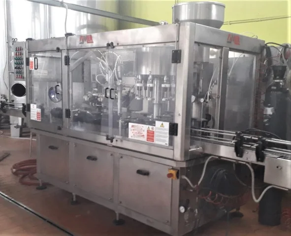 Used Bottling Gravity Filling Monoblock Fimer 9.1.9.1 - 2002, 1,800 BPH