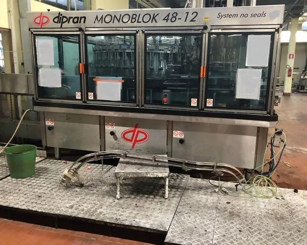 Used Bottling Filling Monoblock Dipran - 2002, 10,000 BPH | Stock QT 530