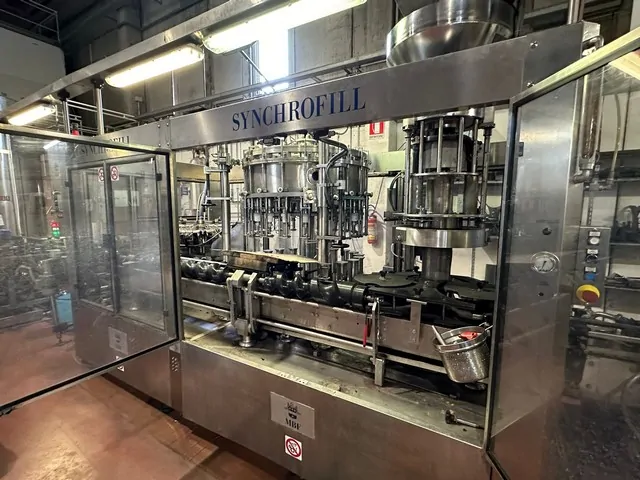 Used Bottling Gravity Filling Monoblock MBF 16.20.3R - 2001, 4,000 BPH