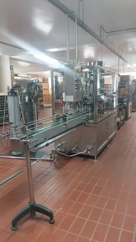 Used Bottling High Vacuum Filling Monoblock GAI 1513 - 1997, 1,700 BPH