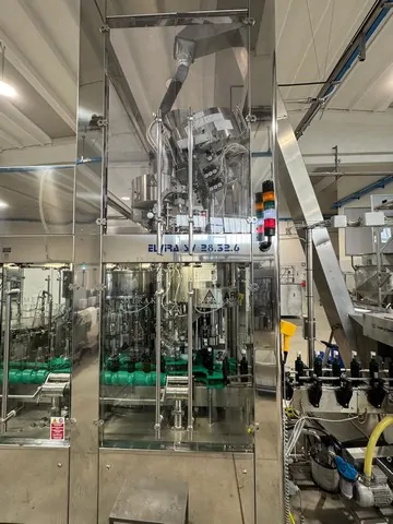 Used Bottling Gravity Filling Monoblock Alfatek TBT 28.32.6 ELVIRA - 2013, 8,000 BPH