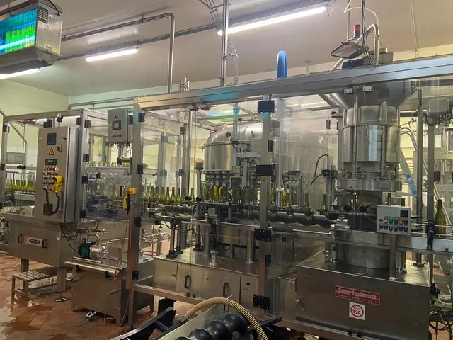 Used Bottling High Vacuum Filler Bertolaso La Girondine 40 becs - 1996, 8,000 BPH