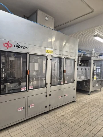 Used Bottling Volumetric Filling Monoblock Dipran FELIPE MAG 3/8/1 - 2013, 1,500 BPH