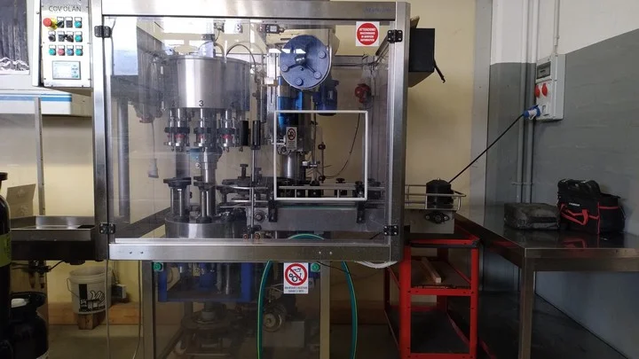 Used Bottling Gravity Filling Monoblock Fimer 9/1R-1C - 2016, 1,000 BPH