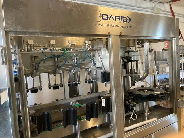Used Bottling Isobaric Filling Monoblock Barida ISO 4/1 C-A - 2015, 300 BPH