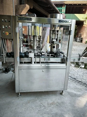 Used Bottling Gravity Filling Monoblock Borelli KAS008S0 - 2010, 1,200 BPH