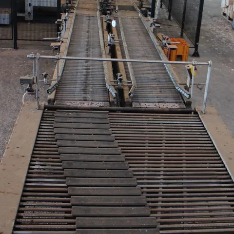 Used Bottling Palletizer Berchi - 2001, 55 BPH