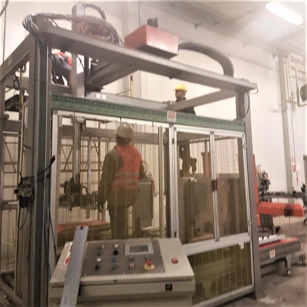 Used Bottling Palletizer TMG PawerPaq - 2003, 3,000 BPH