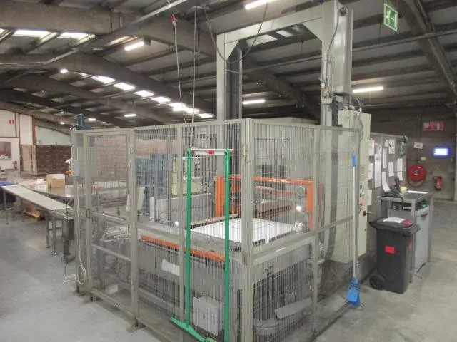 Used Bottling Palletizer Italproject minipal - 1998, 20 BPH