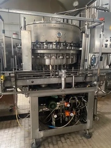 Used Bottling Isobaric Filler Cortellazzi vega 24 - 1986, 2,500 BPH