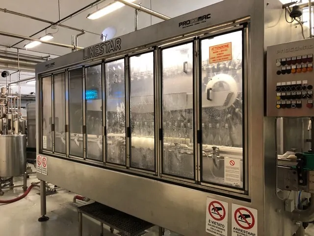 Used Bottling Rinser Procomac 1r.4.8.16.50.150 - 1994, 20,000 BPH