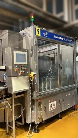 Used Bottling Rinser SIG blockrinser - 2003, 40,000 BPH