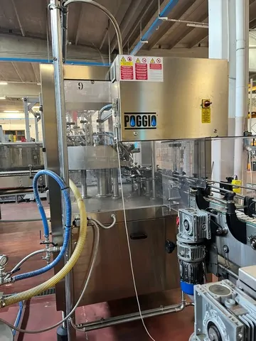 Used Bottling Rinser Poggio FM-16 - 2017, 4,000 BPH