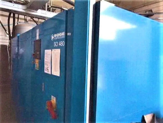Used Bottling Compressor Boge so480 - 2004, 10 BPH