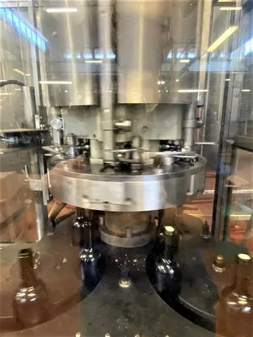 Used Bottling Natural Straight Cork Capper Bertolaso delta 506 r/s. - 1995, 12,000 BPH