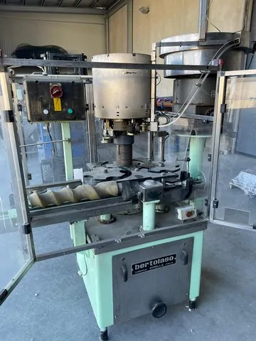 Used Bottling Mushroom Cork Capper Bertolaso - 8,000 BPH