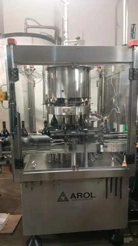Used Bottling Natural Straight Cork Capper Arol Saturno R/F 420 - 1995, 5,000 BPH